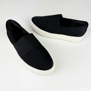 Via Spiga Traynor Slip-On Platform Sneakers Black Size 8.5